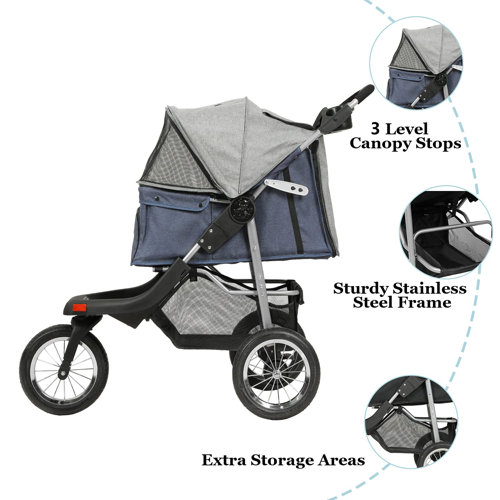 VIAGDO Folding Jogger Stroller & Reviews Wayfair